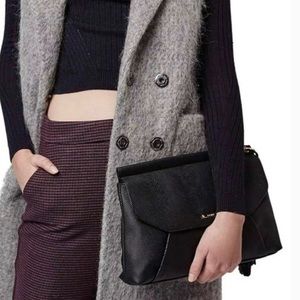 TopShop Tassle fringe envelope clutch